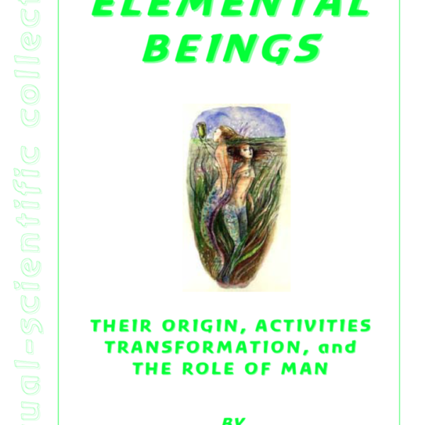 Elemental Beings: Their Origin, Activities And Transformation